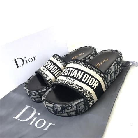 dior slides women white|christian Dior slippers for women.